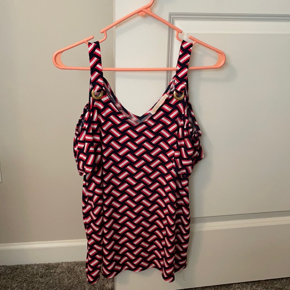 Open shoulder MK top size small